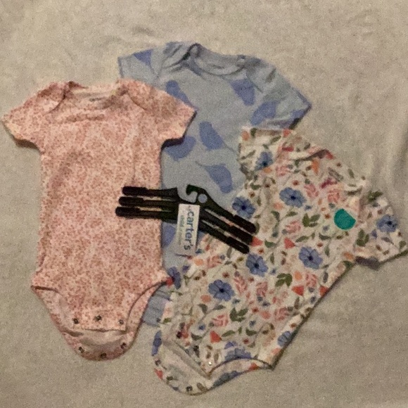 Carter's Blue and Pink Bodysuits Set for Infants - Picture 9 of 10